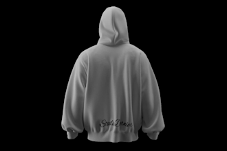 make a 3d clothing model video for your streetwear brand