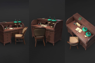 create game assets and props