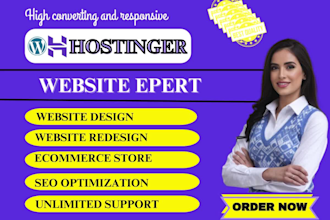 hostinger ecommerce design, redesign hostinger on free hostinger website builder