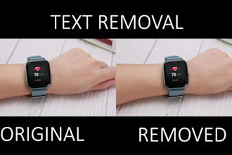 remove objects and logo or text from video