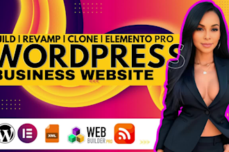 build, redesign, or clone a wordpress business website with a modern divi design