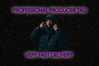 make a professional quality producer tag for you