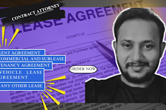 draft lease, rent and commercial lease, lease agreement, and sale deed