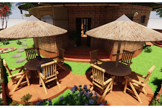 create floor plans, 3d model and working drawings as an architect