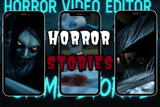 create horror story ,creepy narration or true crime videos like mr nightmare