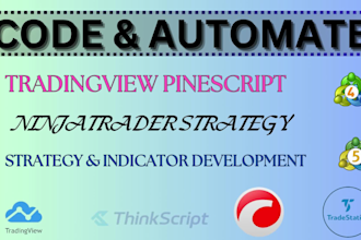 code and automate trade on ninjatrader, tradingview, ctrader, quantower, mt4 mt5