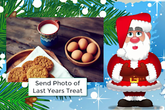 animate your message from santa