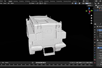 do best 3d car stl modeling fbx, obj files services