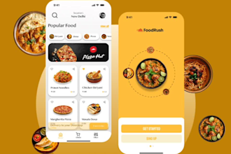 do mobile app UI UX design in figma for ios and android