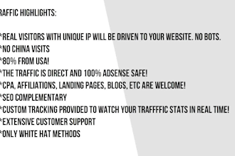 send 5000 unique real global visitors to your website in 24 hrs