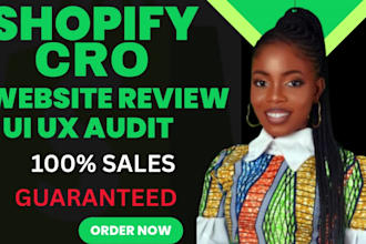 cro audit expert UX UI audit conversion rate optimization website review sales
