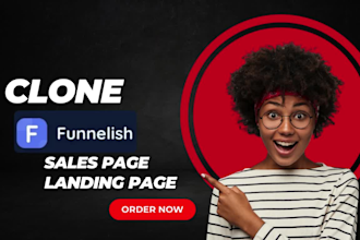 clone funnelish funnelkit sales funnel landing page product page sales page 24hr