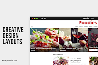 create modern website promo video