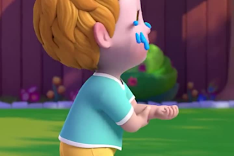 create 2d cartoon animation toddler  kids learning videos