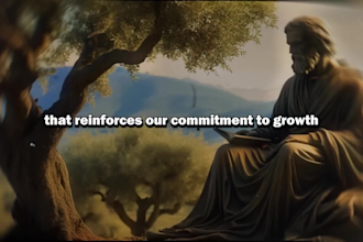 create faceless stoic or stoicism videos for youtube