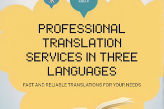 translate between arabic, english and french with accuracy