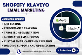 do shopify klaviyo email marketing campaigns flows for effective cold marketing
