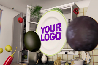 make cooking intro animation