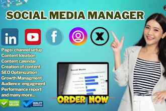 be your social media content creator and manager for all platforms