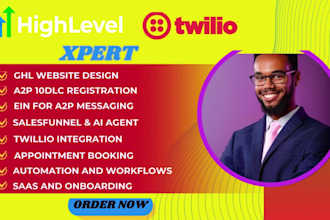a2p 10dlc registration gohighlevel twilio, ghl  gohighlevel automation, workflow