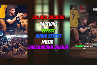 edit reels shorts ads podcast with effect sfx vfx