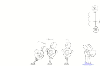 create 2d line art, 2d animation, line art, line art animation hand drawn