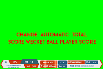 make scoreboard for vmix
