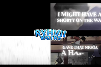 make you a amv for utaite or singer and vtuber