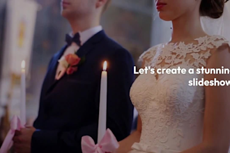 create a professional slideshow video with your photos and videos
