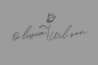 design luxury photography signature logo, or watermark