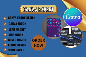 design a professional canva ebook for any profession