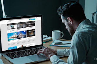 create a clean and professional static website for your brand or book