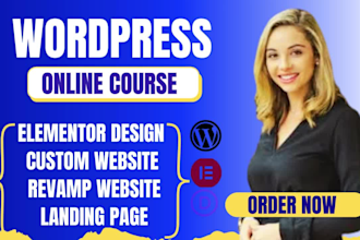 build wordpress elearning lms website with learndash tutor lms online course