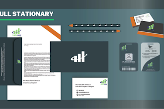 design business logo and brand identity with style guides