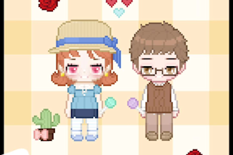 design and turn you into a kawaii pixel character