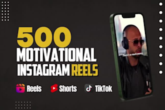 create motivational reels for instagram, youtube, and tiktok