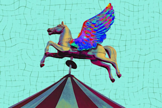 make trippy and psychedelic animated lyric and music video