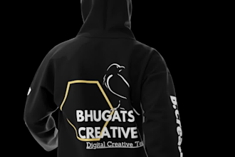 do 3d clothing mockup animation of your t shirt and hoodie