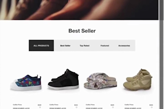 shopify website redesign shopify online store ecommerce website development