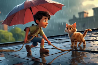 do youtube ai story in a disney style