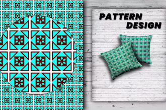 design unique seamless pattern in clothing or fabric, textile pattern