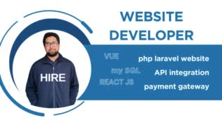 develop php laravel website react js and fix laravel bugs