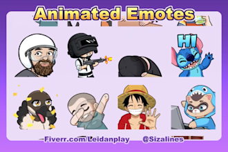 create custom animated chibi emotes for twitch