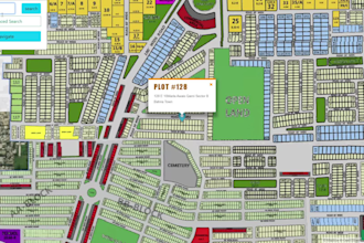 develop interactive maps for websites using mabox or google