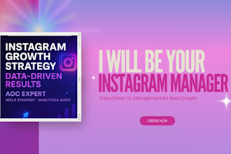 be your social media manager and data analyst