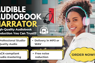 bring your book to life as a ready to upload acx audible audiobook