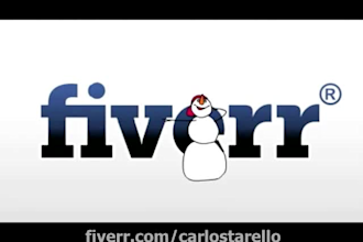 animate your logo in a christmas themed style 3