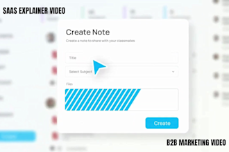 create 2d saas explainer video software explainer app promo b2b marketing video