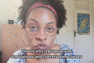 teach you french with conversation or structure classes
