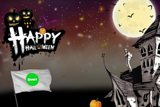 design halloween video with your logo